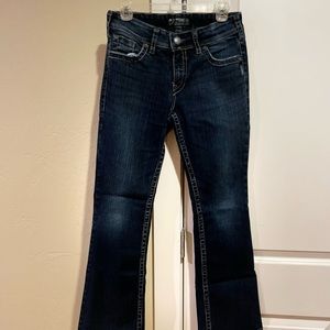 Silver Bootcut Jeans - image 1